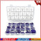 270pcs 18 Sizes HNBR O Rings Rubber Air Conditioning Seal Ring Set (Purple) #F