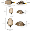 #A Retractable Fishing Bait Throwing Spoons with Blue Rod Fishing Tackle Accesso