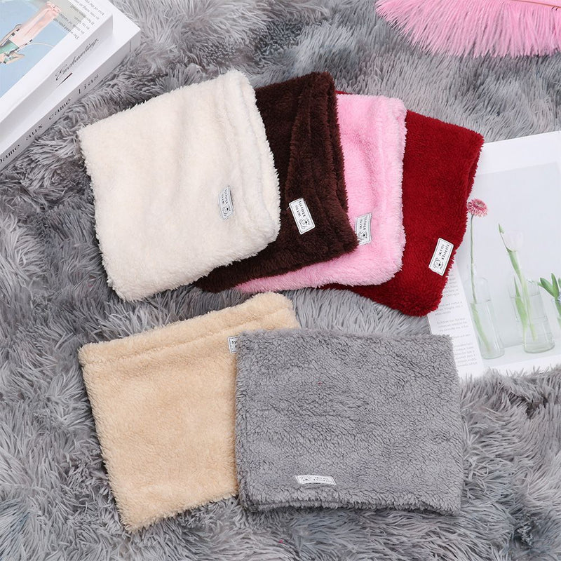 Winter Warm Outdoor Bib Plus Velvet Collar Scarves Face Cover Neck Warmer Scarf