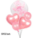 Birthday Inflatable Baby Shower 4D Bubble Balloon Mini Bear Foil Balloon