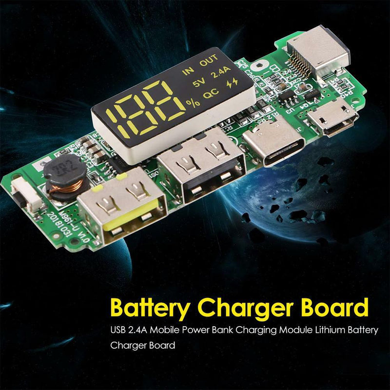 USB Mobile Power Bank Charging Module Lithium Battery Charger Board (1pc)