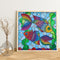 DIY Partial Drill Special Shape Fish Rhinestone Drawing for Home Decoration