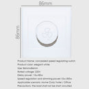 Fan 86*86mm Rotary Switches Dimmer Switch Wall Switch Speed Control Switch