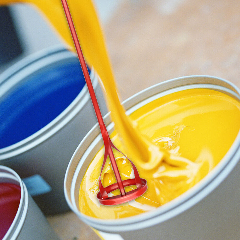 Hexagon Shaft Plaster Paint Mixer Attachment Electric Drill Mixing Paddle Newly