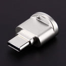 Mini Portable Key Ring Type Type-C USB3.1 Micro SD TF Memory Card Reader