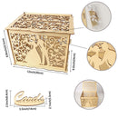 Hollow Wedding Reception Greeting Card Box Creative Birthday Party Decor Case