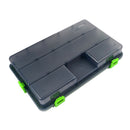 Double Sided Fish Hook Lures Bait Storage Box Fishing Tackle Case (Green)