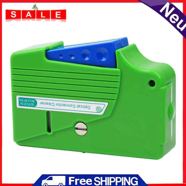 Optic Fiber End Face Cleaning Box Wiping Tool Pigtail Cleaner Cassette for SC FC
