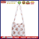 Fashion Bear Print Shoulder Bag Casual Women Large Capacity Street Plush Handbag
