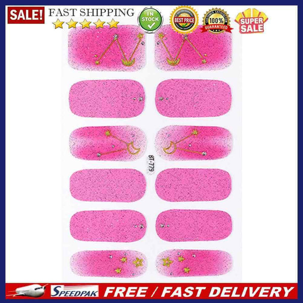 French Style Nail Stickers Frangipani Daisy Nail Polish Stickers DIY Nail Dec