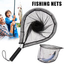 Alloy Black Fishing Nets Fly Fishing Accessories Dip Net Outdoor Fish Tool
