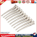 10pcs Hair Clips Hair Stainless Steel Hairdressing Sectioning Clips Clamp Newly