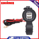 12V-24V Waterproof Motorcycle Charger Moto Handlebar Handlebar USB Charge Female ma