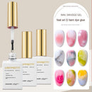 Soak Off Nail Lacquer Watercolor Ink Blooming Gel Nail Polish Marble Effect