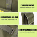 Large Capacity Military Backpack Cylindrical Case Bag Rucksack Fishing Gear Bag