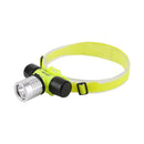 LED Light Scuba Diving Headlamp Underwater Work Headlight Waterproof Head Torch