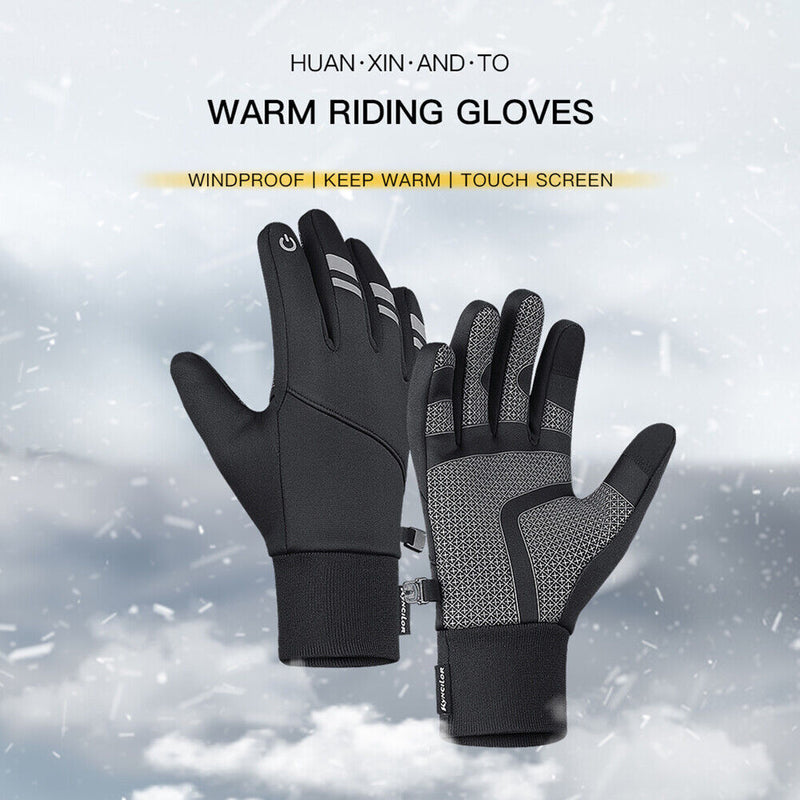 Winter Outdoor Sports Ski Running Cycling Glove Touch Screen Full Finger Gloves