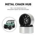 4x Beadlock Wheel Rim for RC Crawler SCX10 90046 AXI03007 Traxxas TRX4 RC4WD D90