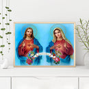5D Full Round Drill Picture DIY Christian Diamond Painting Craft Poster Decor