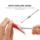 Stainless Steel Lobster Crab Crackers Picks Spoons Seafood Crab Shrimp Tool Fork