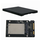 Metal mSATA SSD to 2.5" SATA Enclosure Converter Adapter Card SSD Case Tool