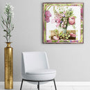 Full Square Diamond Painting Kits Flowers In Frame Mosaic Wall Picture (ZQF8930)