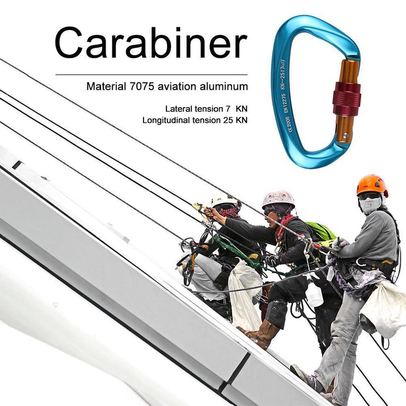 25KN Twistlock Climbing Carabiner Clips Auto Locking and Heavy Duty CE-Certif