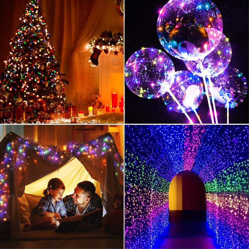 200 LED Fairy String Lights Garland Lamp with Remote (Hook Colorful) Newly