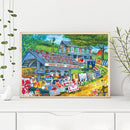 5D DIY Diamond Painting Farm Shop Full Round Drill Mosaic Art Picture Rhine