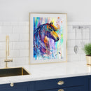 Painted Horse Diamond Painting Full Drill Square Rhinestone Embroidery Handwork