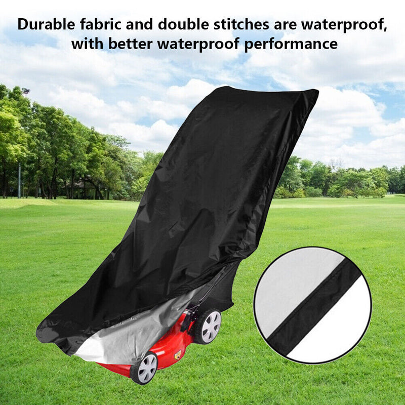 210D Waterproof Dustproof Sun Block Lawn Mower Cover Outdoor Garden Supplies