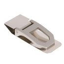 Stainless Steel Arc Hollow out Wallet Clips Name Card Folder