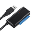 T04 USB 3.0 HDD SSD Adapter Cable 2.5/3.5"" SATA Hard Drive Converter Cord