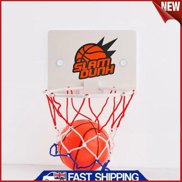 Mini Basketball Backboard Hoop Netball Board Box Set Kids Indoor Ball Game #F8s