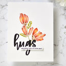 Transparent Silicone Flower Seal Embossing Tools Metal Paper Cut Card Molds