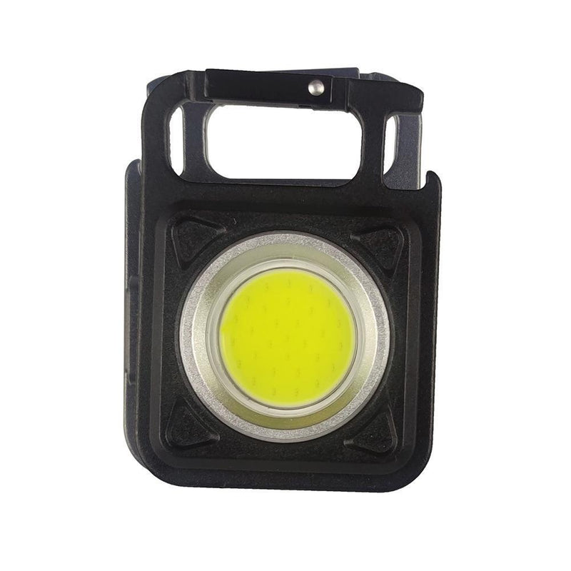 LED Keychain Flashlight USB 500 Lumen Outdoor Camping Working Light (Red)