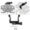 For DJI AVATA Drone Top Extension Bracket to Gopro Panoramic Action Camera#