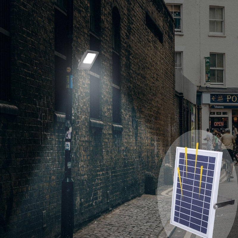 Broadroot Solar Light, Waterproof, 50W, 120 LEDs, Sensor Flood Spotlight for Gar