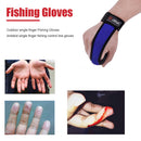 Casting One Finger Glove Stall Protector Non Slip Carp Fishing Tool (Blue)