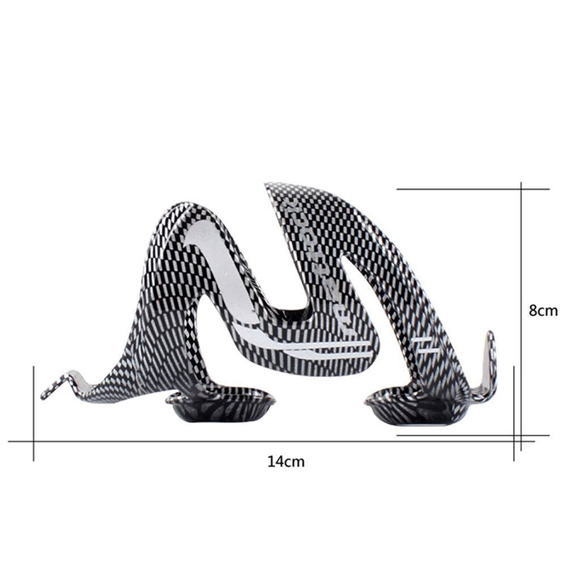 Drink Holder Black Bracket Bike Cup Rack Water Bottle Cage Glass Carbon Fiber