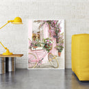 Full Square Drill 5D DIY Diamond Painting Bicycle Cross Stitch Handwork Wall Art