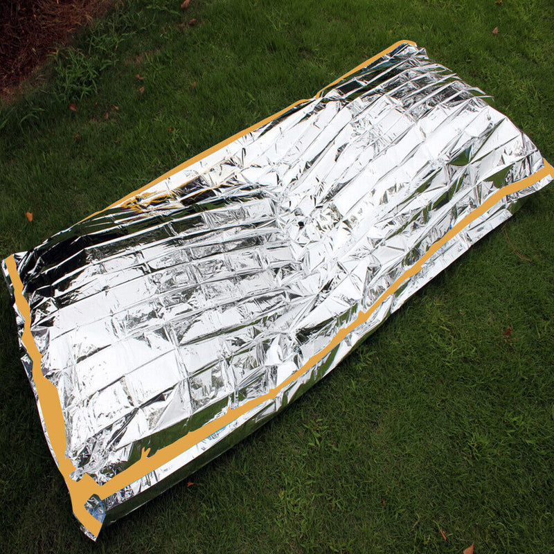 Outdoor Emergency Survival Sleeping Bag Thermal Camping Hiking Rescue Blank