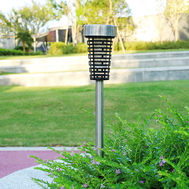 Solar Mosquito Killer Lamp Waterproof Yard Pest Bug Insect Repellent Light Newly