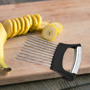 Stainless Steel Onion Fork Pine Meat Tomatoes Cutting Safe Auxiliary Holder Kitchens