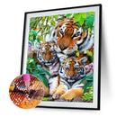 5D Diamond Painting Kit DIY Tiger Full Round Drill Home Decoration