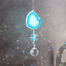 #A Wind Chime Crystal Pendant Prisms Diamond Light Catcher Curtains Lighting Bal