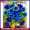 Blue Bouquet Oil Paint By Numbers Kit DIY Frameless Drawing Picture for Adults
