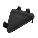 MTB Bike Front Tube Bag Waterproof Road Bicycle Phone Frame Pouch (Black) Newly