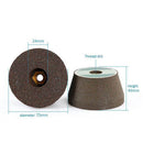 Thickened Stone Polishing Wheel Glass Abrasive Grinding Wheels (100 Grit) Newly