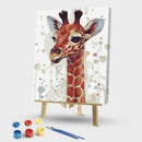 Painting By Numbers Kit DIY Clever Giraffe Canvas Oil Art Picture Craft